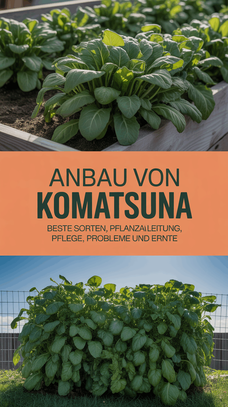 Anbau von Komatsuna: Beste Sorten, Pflanzanleitung, Pflege, Probleme und Ernte