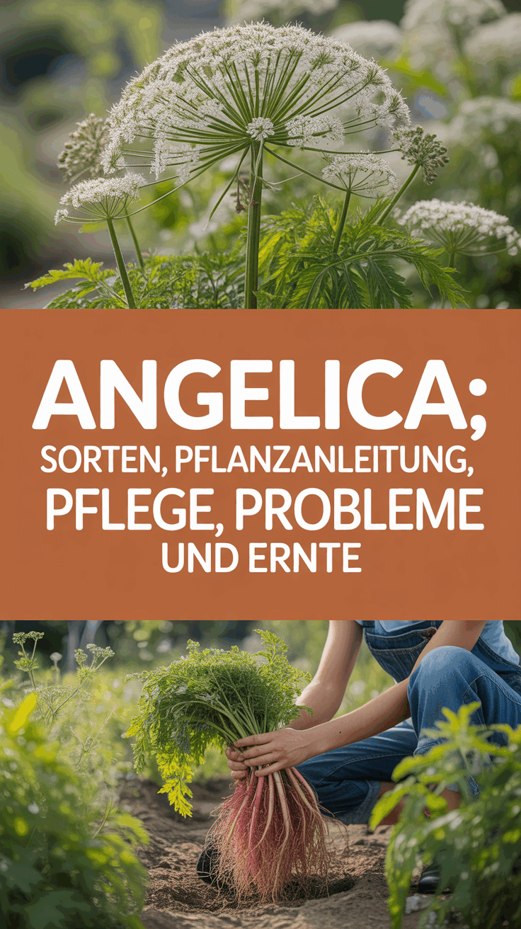 Angelica: Sorten, Pflanzanleitung, Pflege, Probleme und Ernte