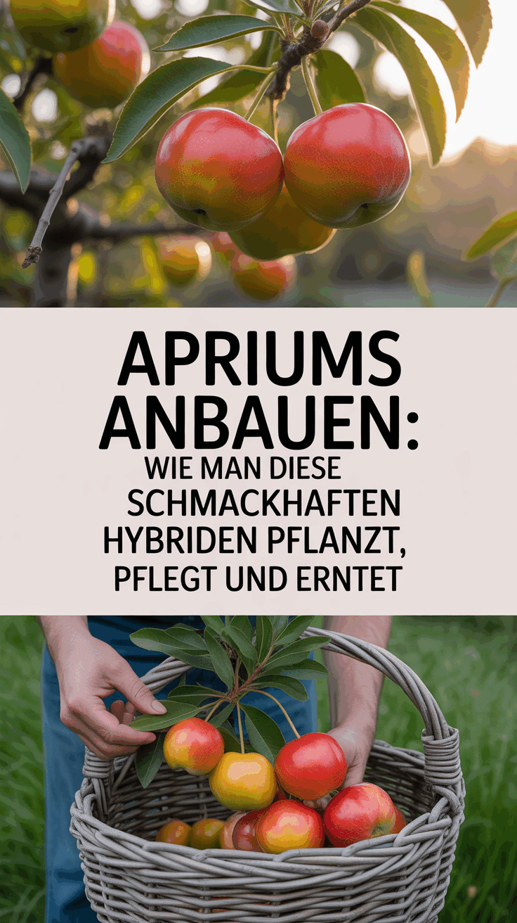 Apriums anbauen: Wie man diese schmackhaften Hybriden pflanzt, pflegt und erntet