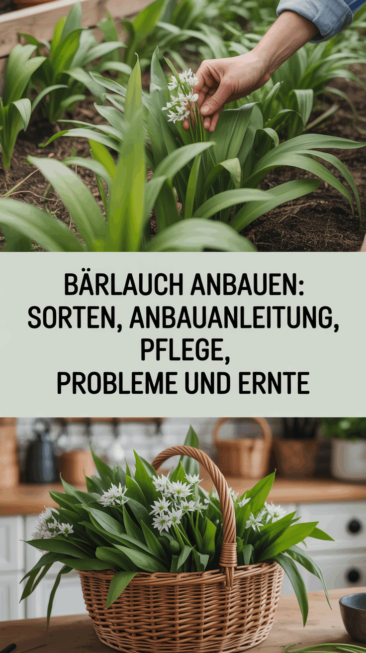 Bärlauch anbauen: Sorten, Anbauanleitung, Pflege, Probleme und Ernte