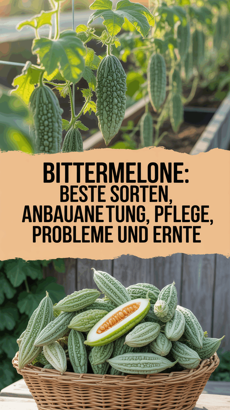 Bittermelone: Beste Sorten, Anbauanleitung, Pflege, Probleme und Ernte
