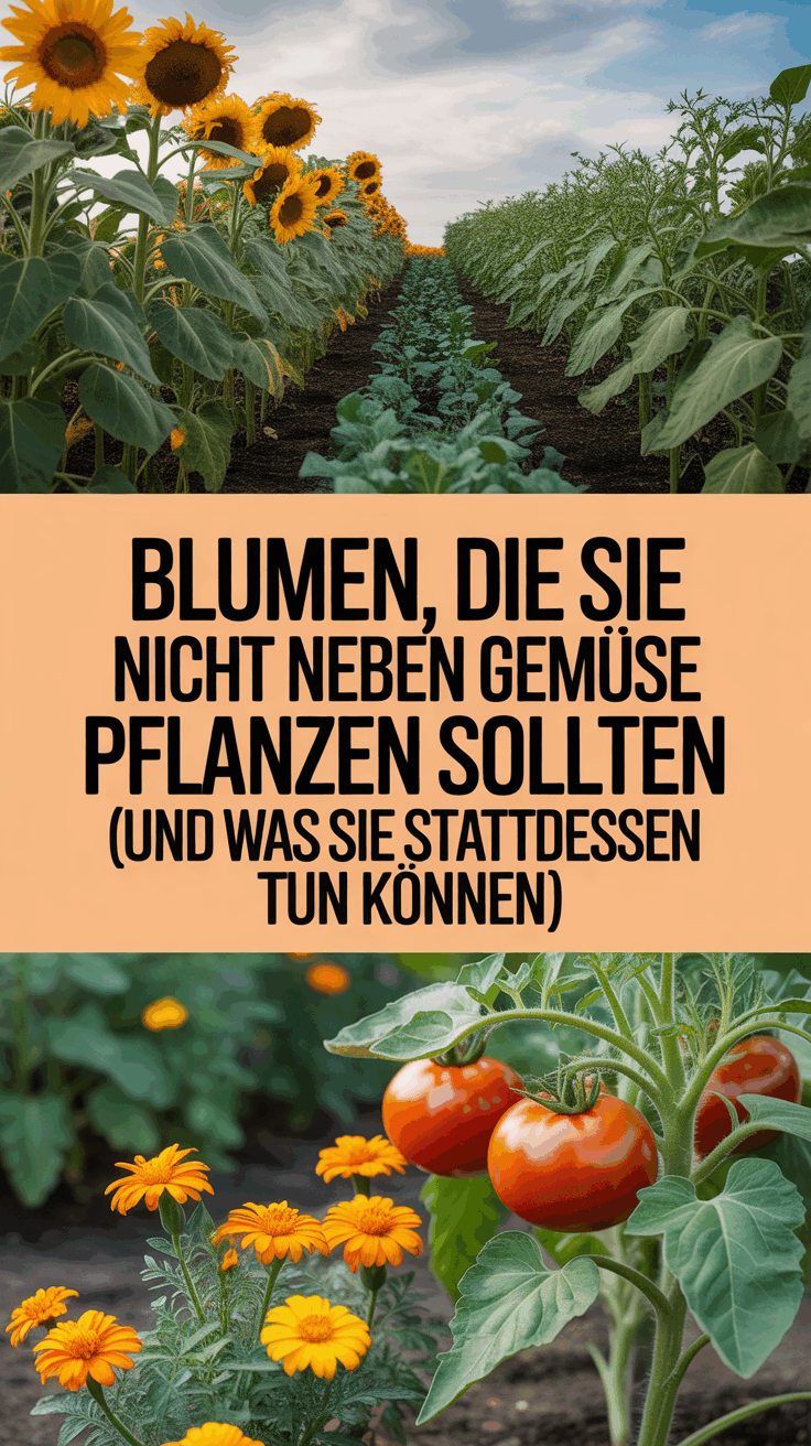 Blumen, die Sie nicht neben Gemüse pflanzen sollten (und was Sie stattdessen tun können)