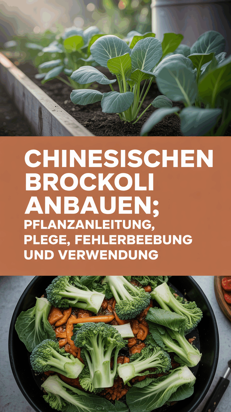 Chinesischen Brokkoli anbauen: Pflanzanleitung, Pflege, Fehlerbehebung und Verwendung