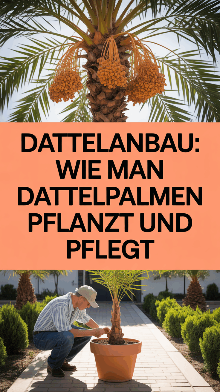 Dattelanbau: Wie man Dattelpalmen pflanzt und pflegt