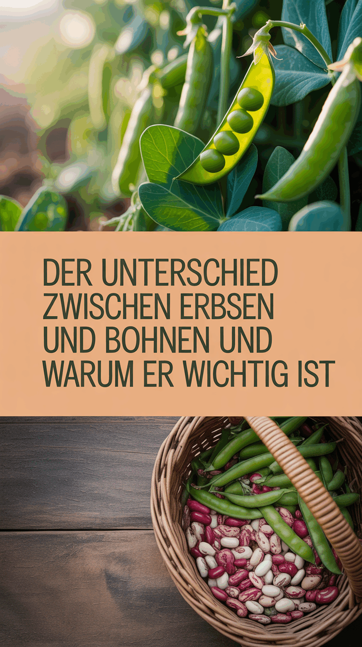 Der Unterschied zwischen Erbsen und Bohnen und warum er wichtig ist