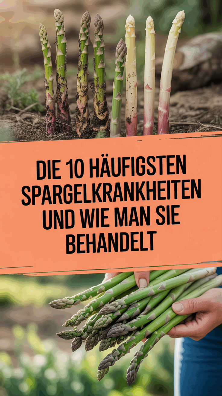 Die 10 häufigsten Spargelkrankheiten und wie man sie behandelt