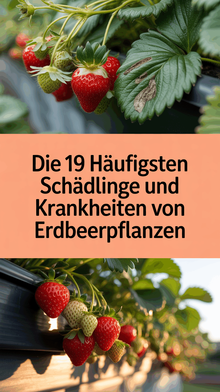 Die 19 häufigsten Schädlinge und Krankheiten von Erdbeerpflanzen