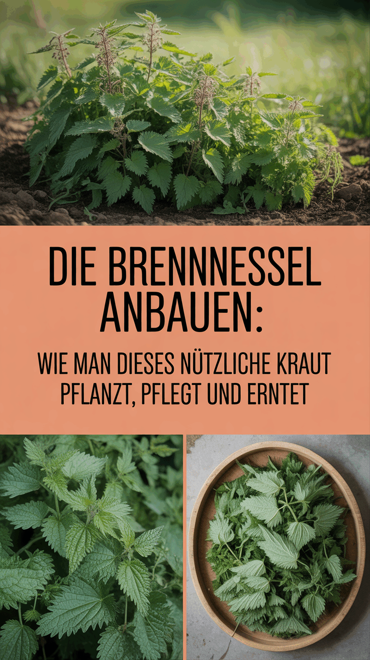 Die Brennnessel anbauen: Wie man dieses nützliche Kraut pflanzt, pflegt und erntet