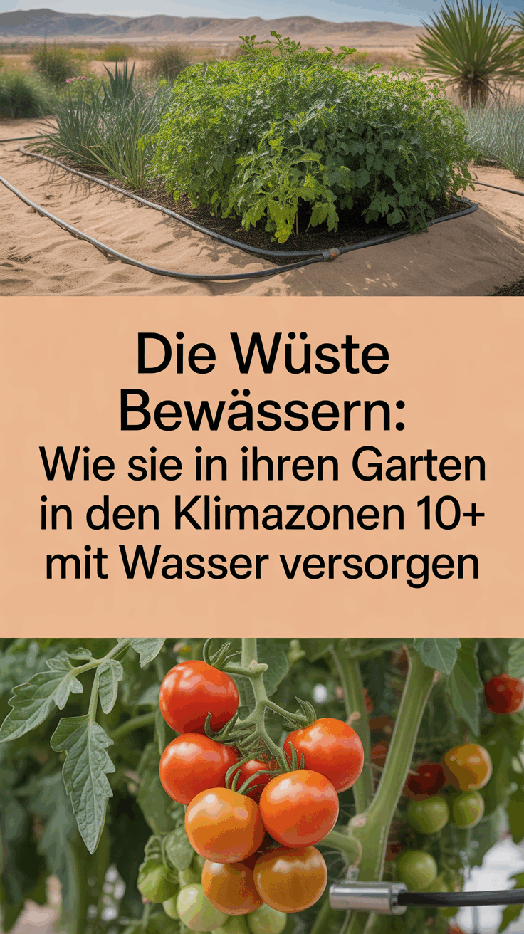 Die Wüste bewässern: Wie Sie Ihren Garten in den Klimazonen 10+ mit Wasser versorgen