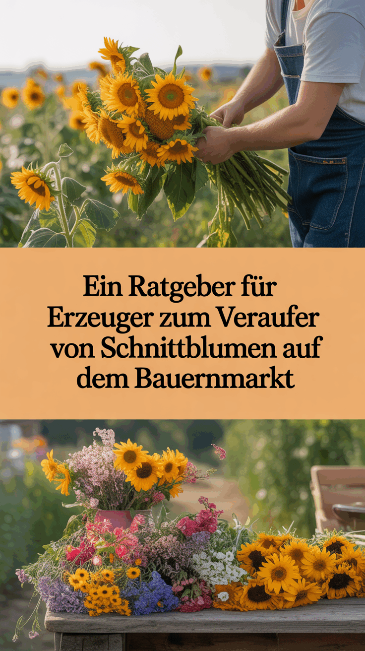 Ein Ratgeber für Erzeuger zum Verkauf von Schnittblumen auf dem Bauernmarkt