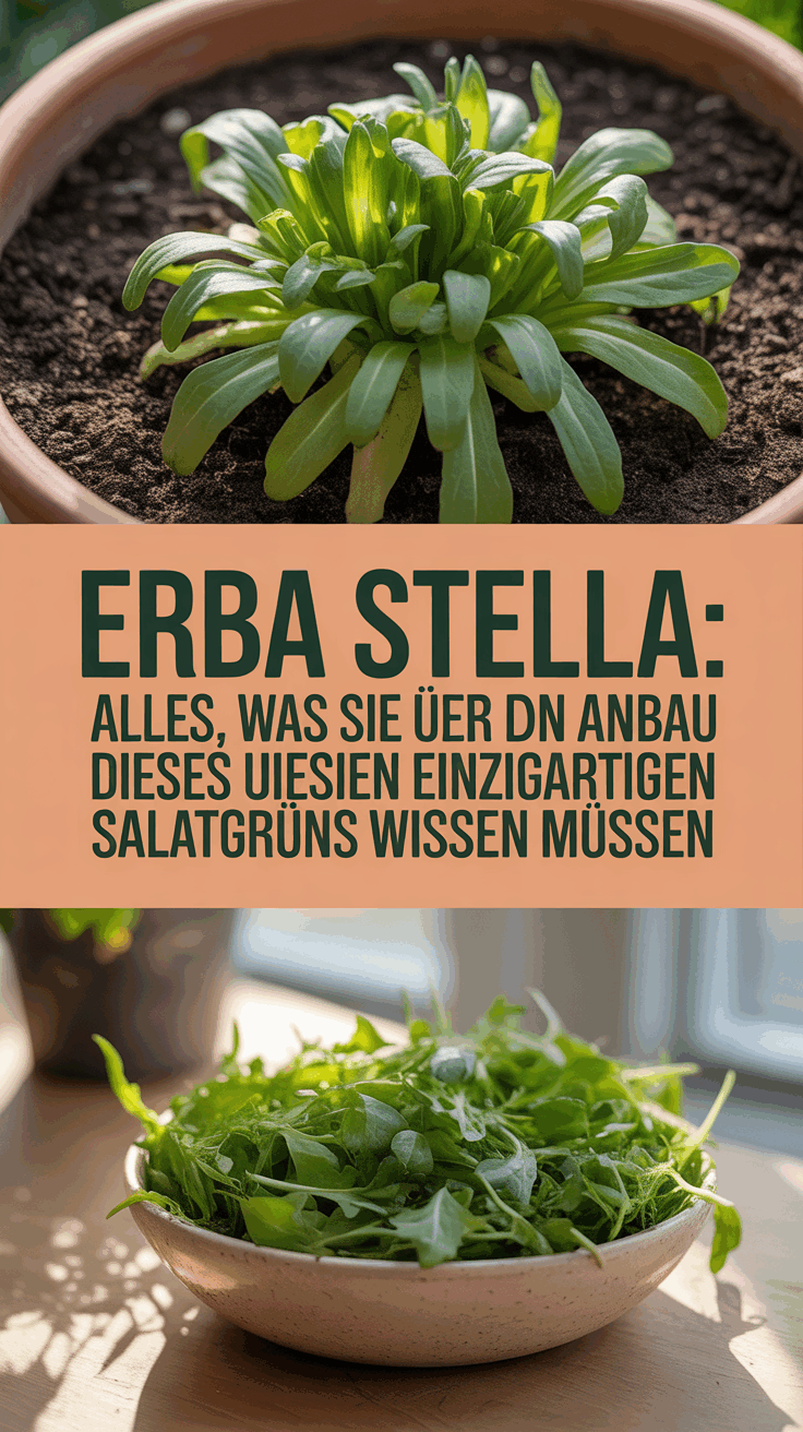 Erba Stella: Alles, was Sie über den Anbau dieses einzigartigen Salatgrüns wissen müssen