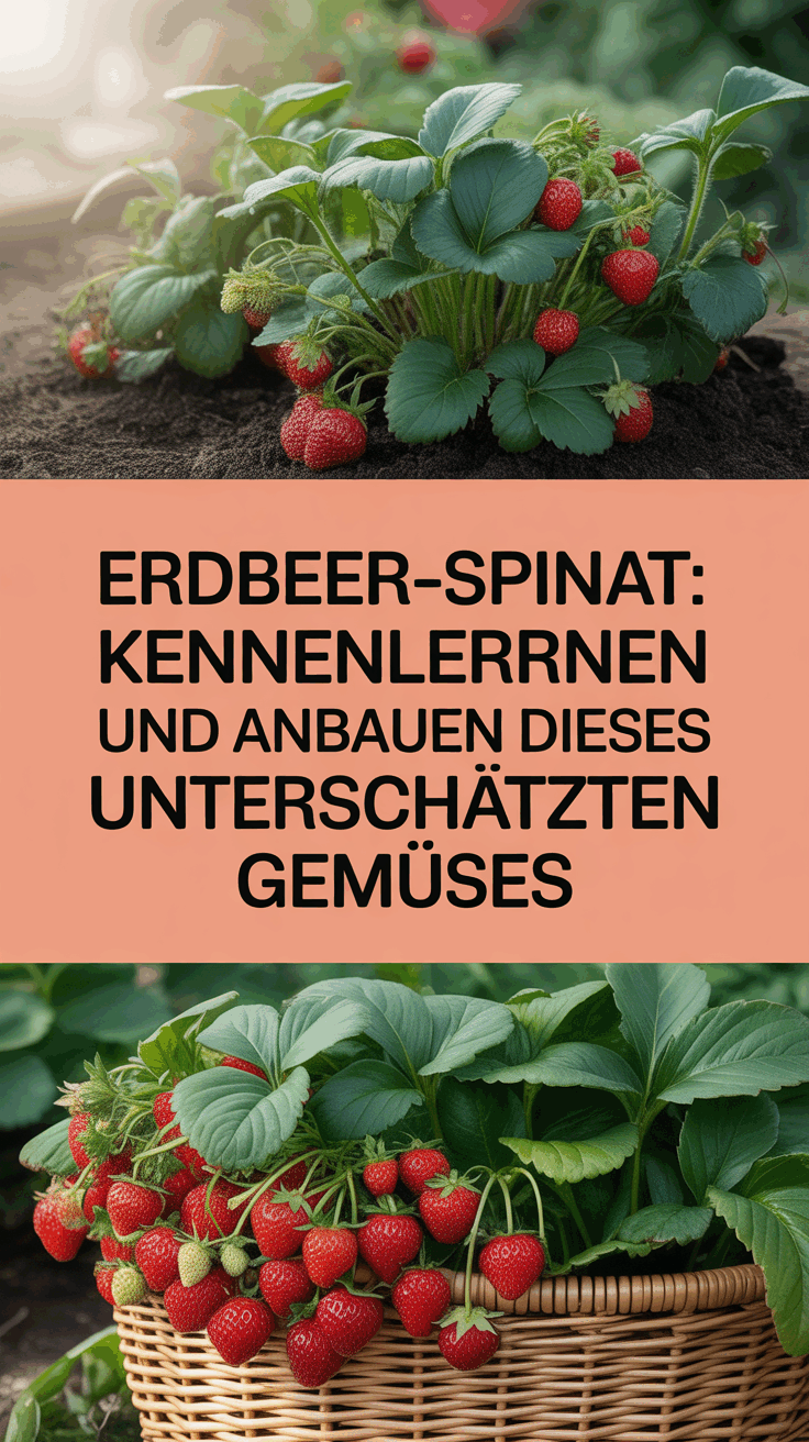 Erdbeer-Spinat: Kennenlernen und Anbauen dieses unterschätzten Gemüses
