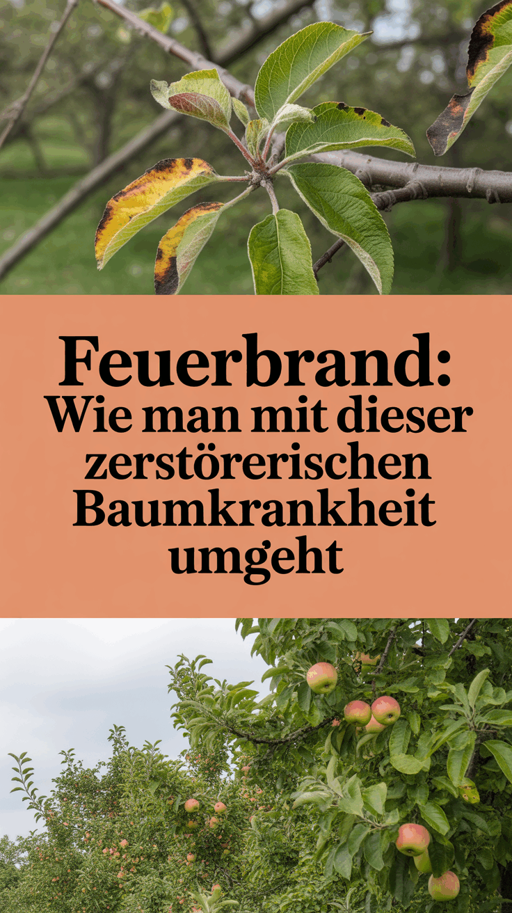 Feuerbrand: Wie man mit dieser zerstörerischen Baumkrankheit umgeht
