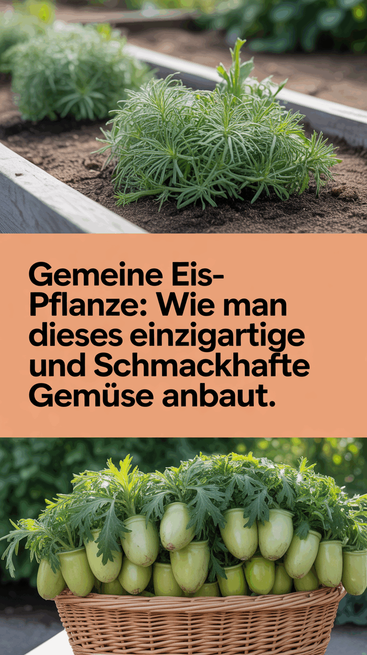 Gemeine Eis-Pflanze: Wie man dieses einzigartige und schmackhafte Gemüse anbaut