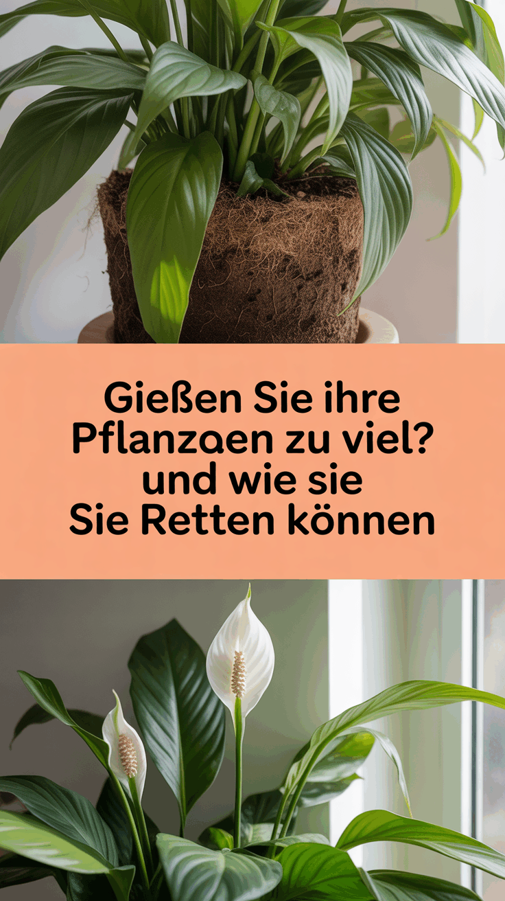 Gießen Sie Ihre Pflanzen zu viel? Und wie Sie sie retten können