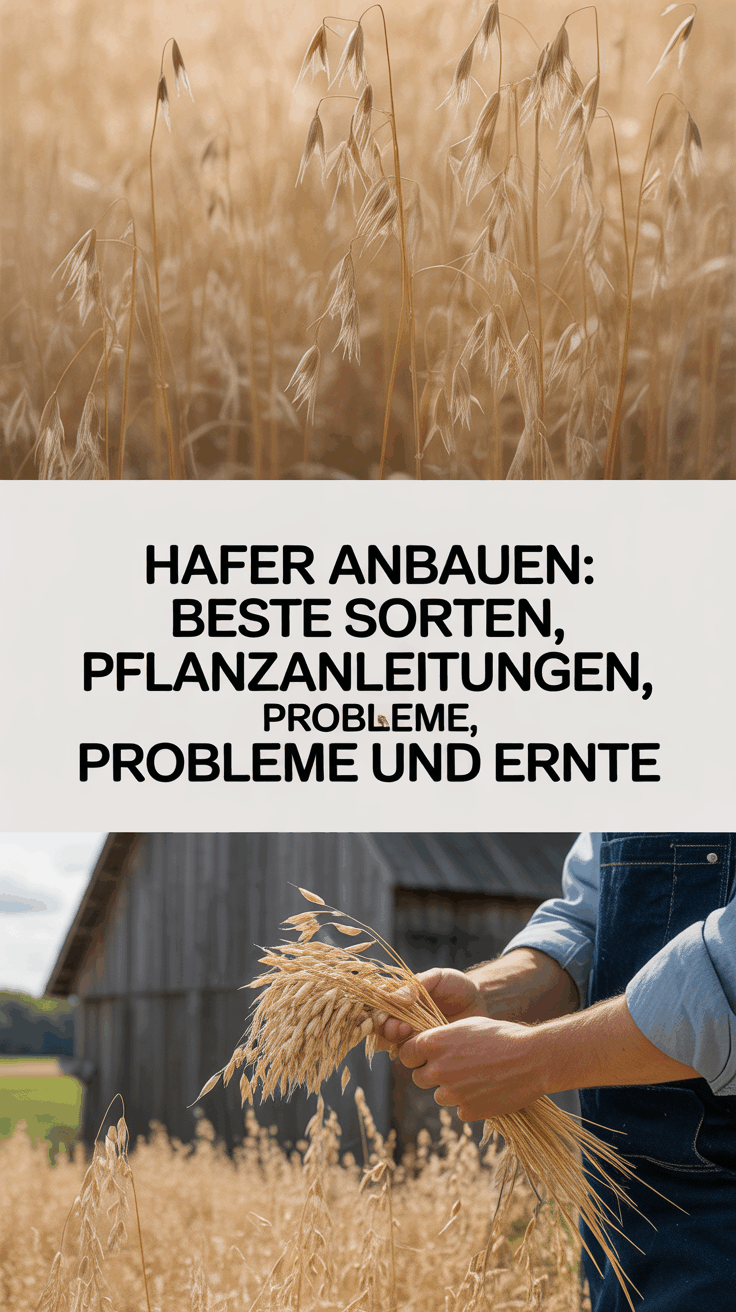 Hafer anbauen: Beste Sorten, Pflanzanleitungen, Pflege, Probleme und Ernte