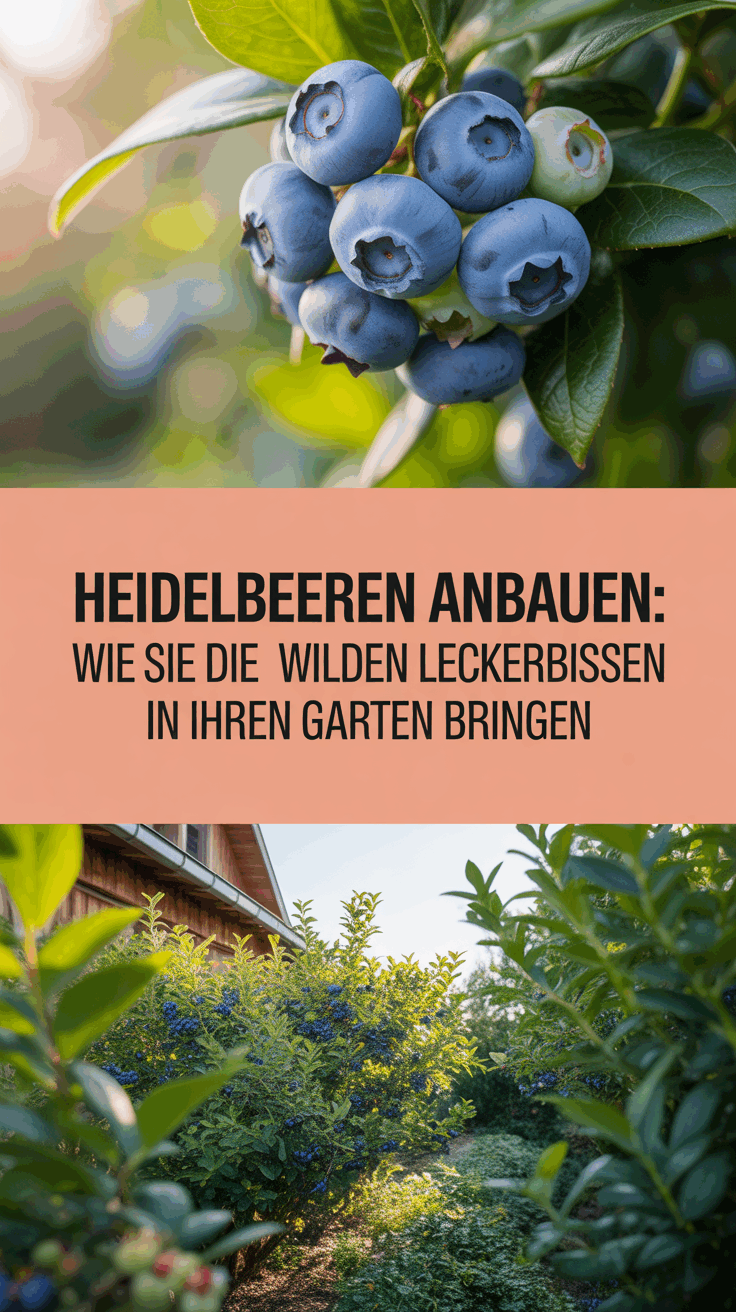 Heidelbeeren anbauen: Wie Sie diese wilden Leckerbissen in Ihren Garten bringen