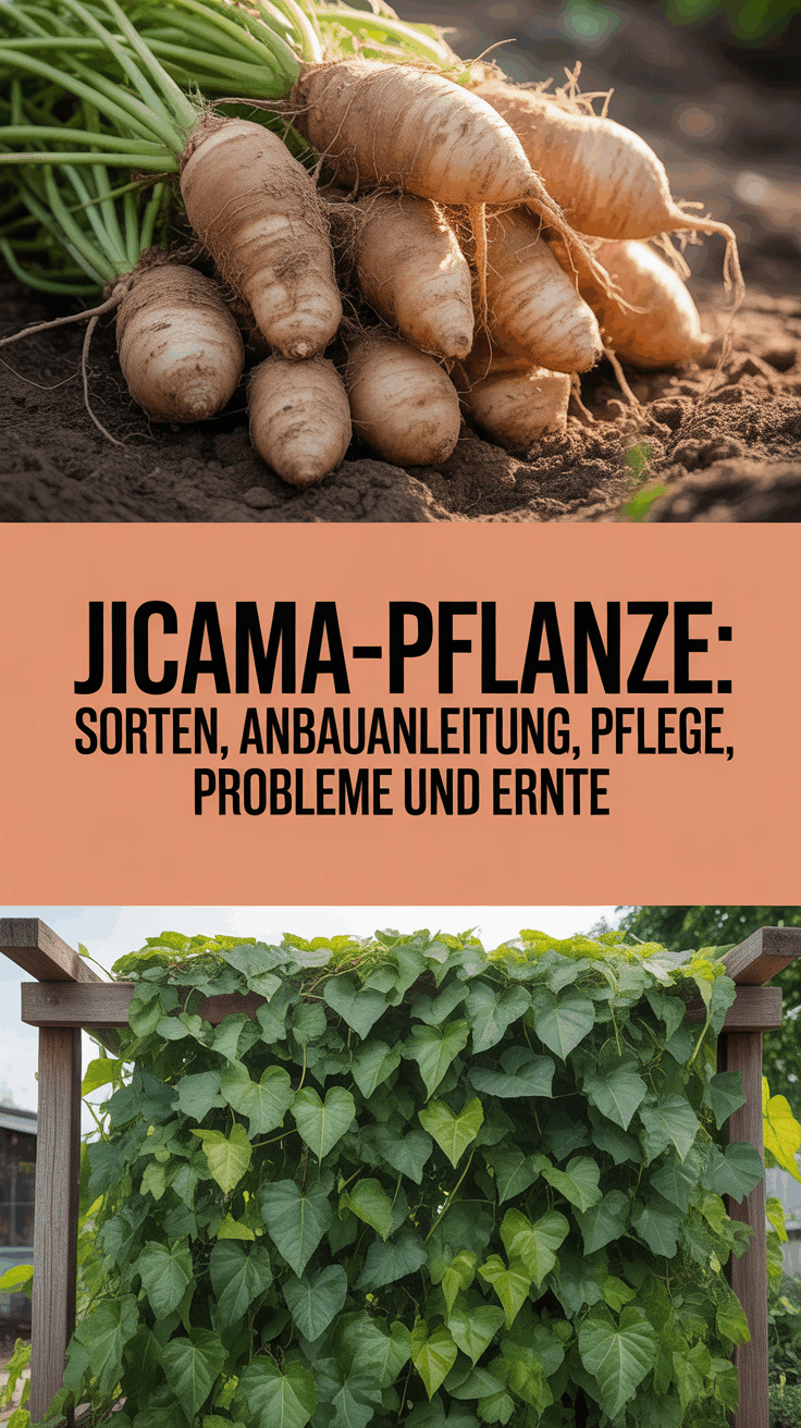 Jicama-Pflanze: Sorten, Anbauanleitung, Pflege, Probleme und Ernte