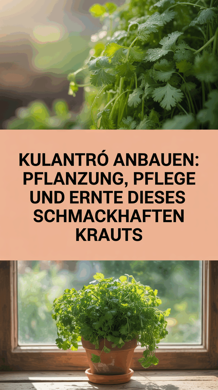 Kulantró anbauen: Pflanzung, Pflege und Ernte dieses schmackhaften Krauts