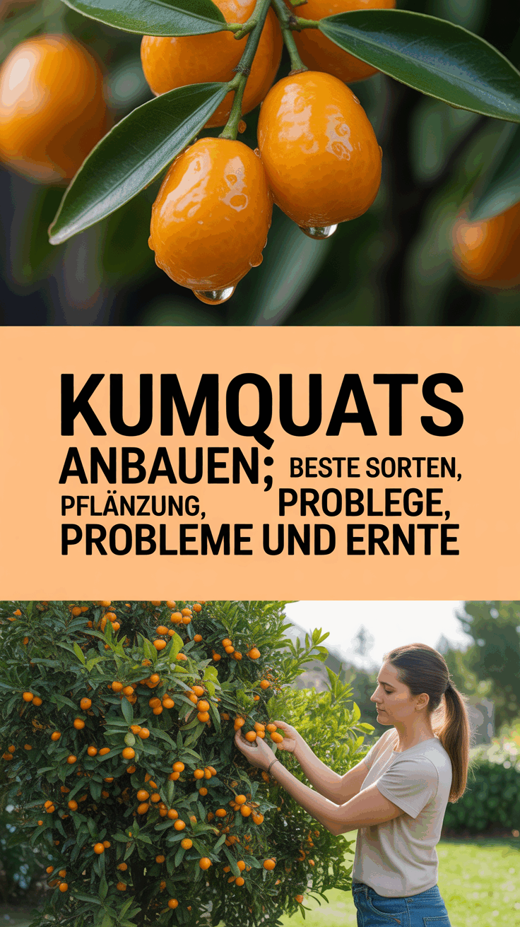 Kumquats anbauen: Beste Sorten, Pflanzung, Pflege, Probleme und Ernte