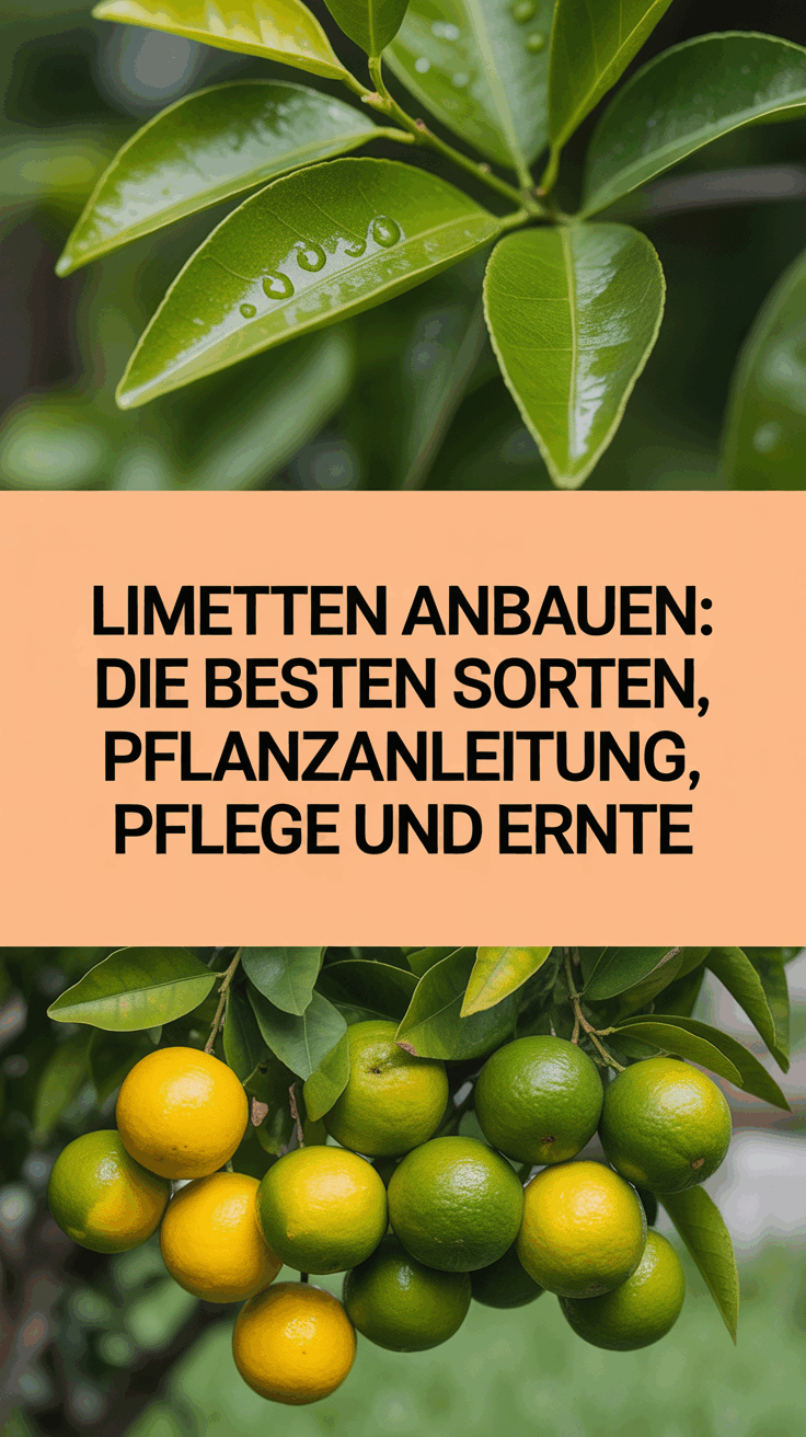 Limetten anbauen: Die besten Sorten, Pflanzanleitung, Pflege und Ernte