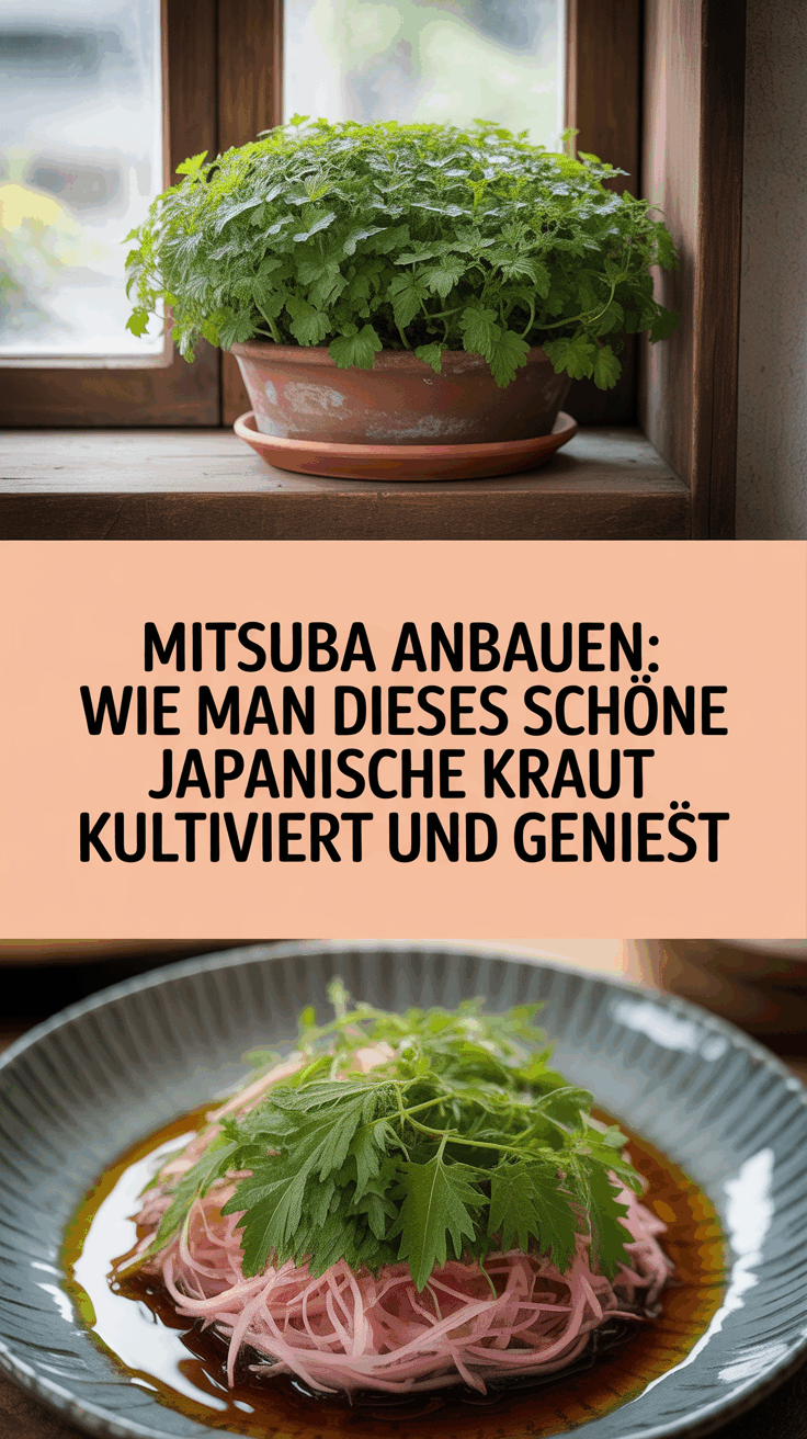 Mitsuba anbauen: Wie man dieses schöne japanische Kraut kultiviert und genießt