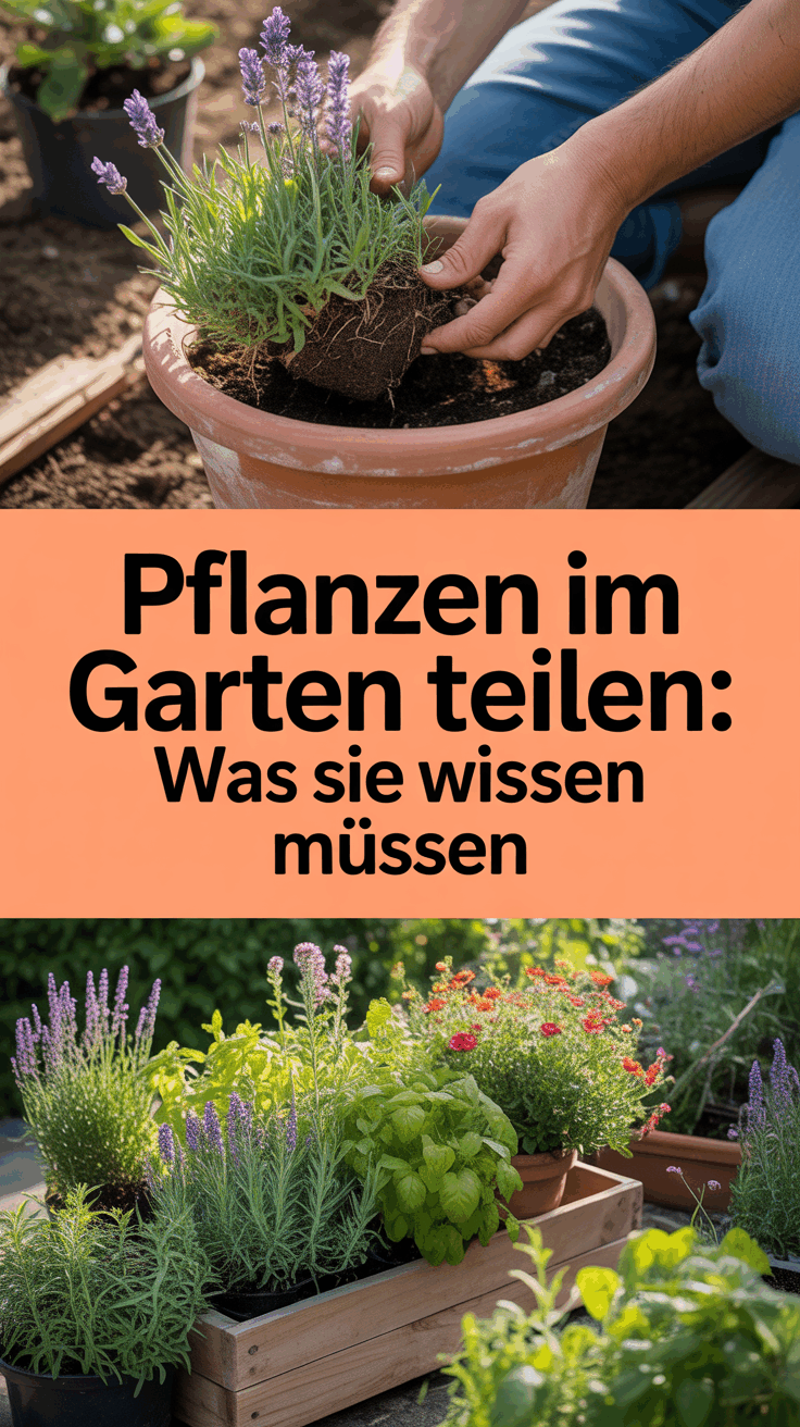 Pflanzen im Garten teilen: Was Sie wissen müssen
