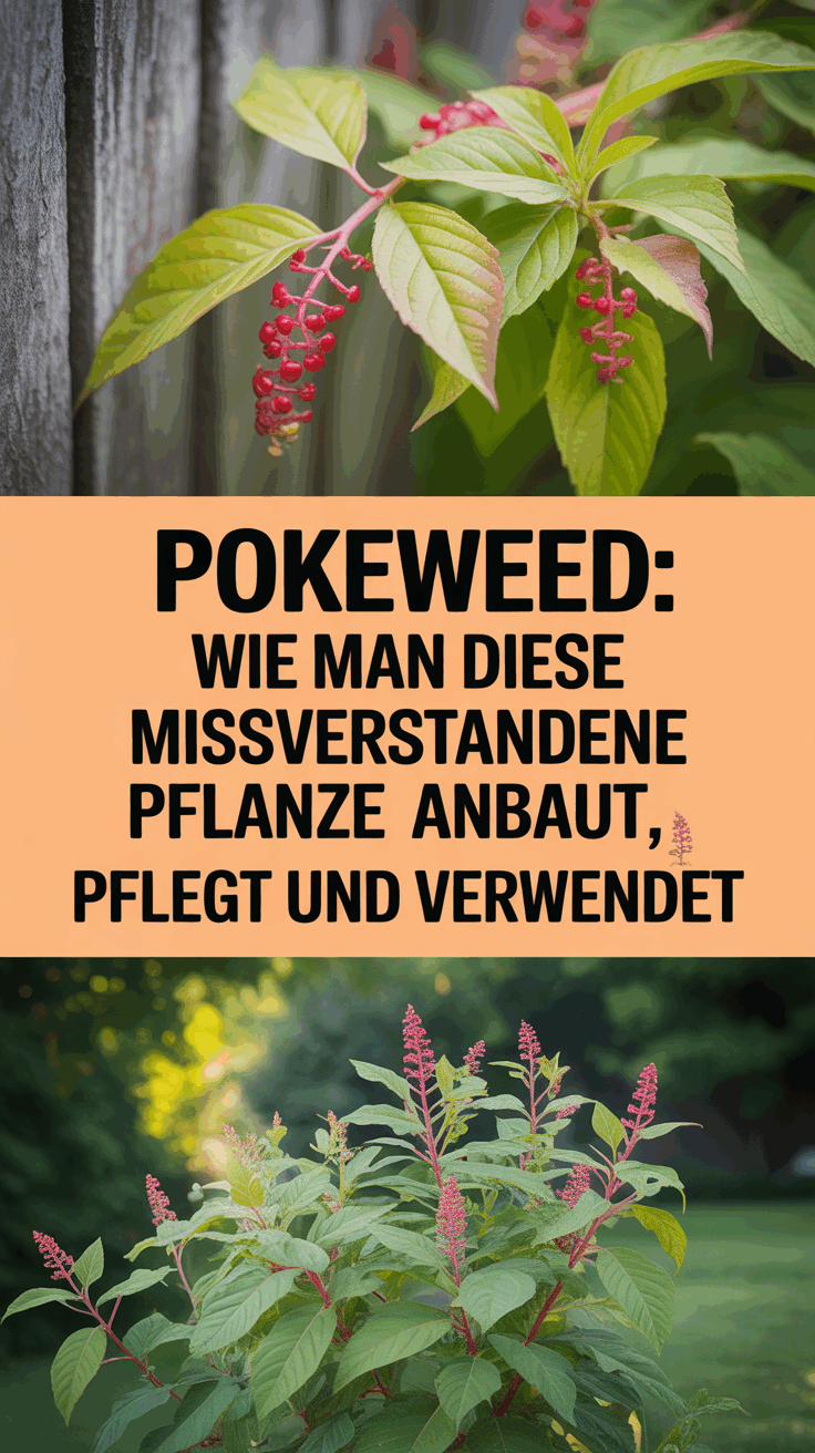 Pokeweed: Wie man diese missverstandene Pflanze anbaut, pflegt und verwendet