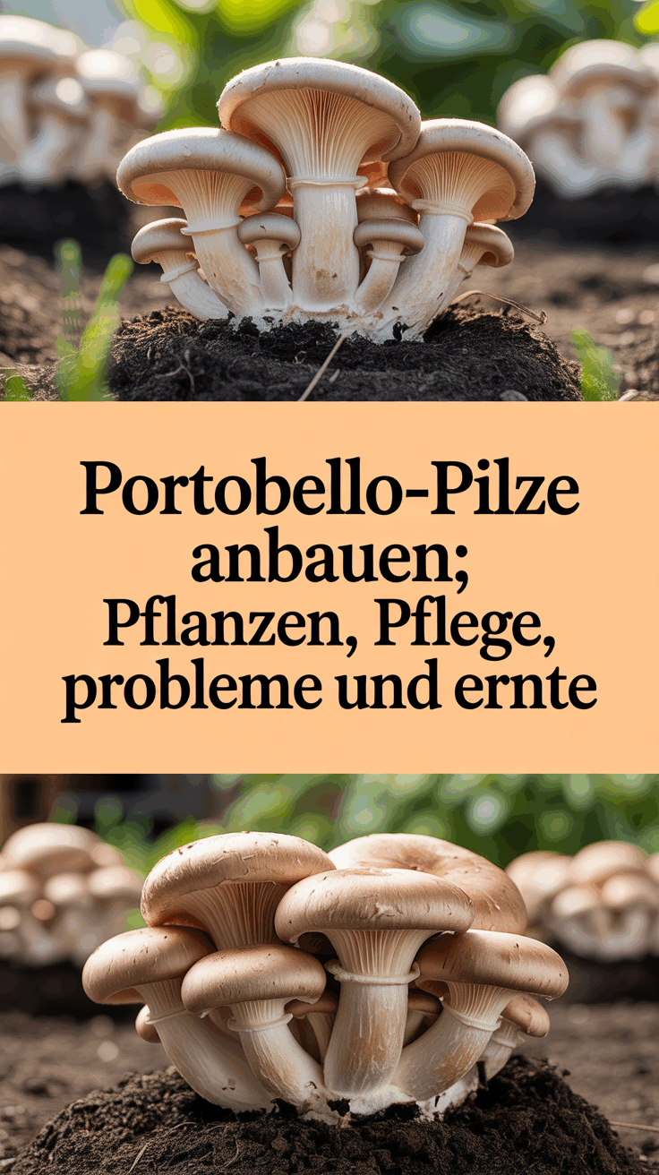 Portobello-Pilze anbauen: Pflanzen, Pflege, Probleme und Ernte