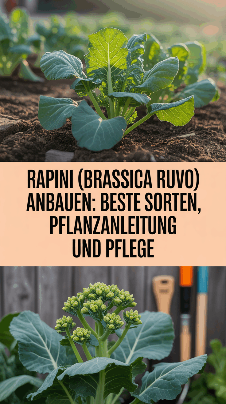 Rapini (Brassica Ruvo) anbauen: Beste Sorten, Pflanzanleitung und Pflege