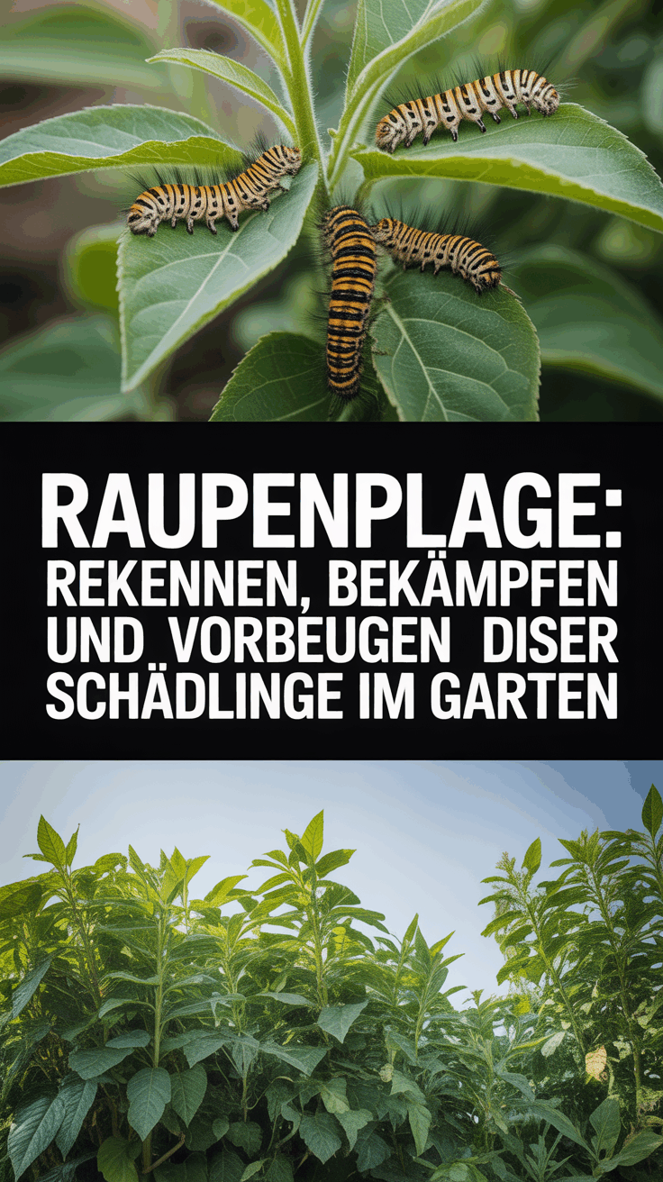 Raupenplage: Erkennen, Bekämpfen und Vorbeugen dieser Schädlinge im Garten