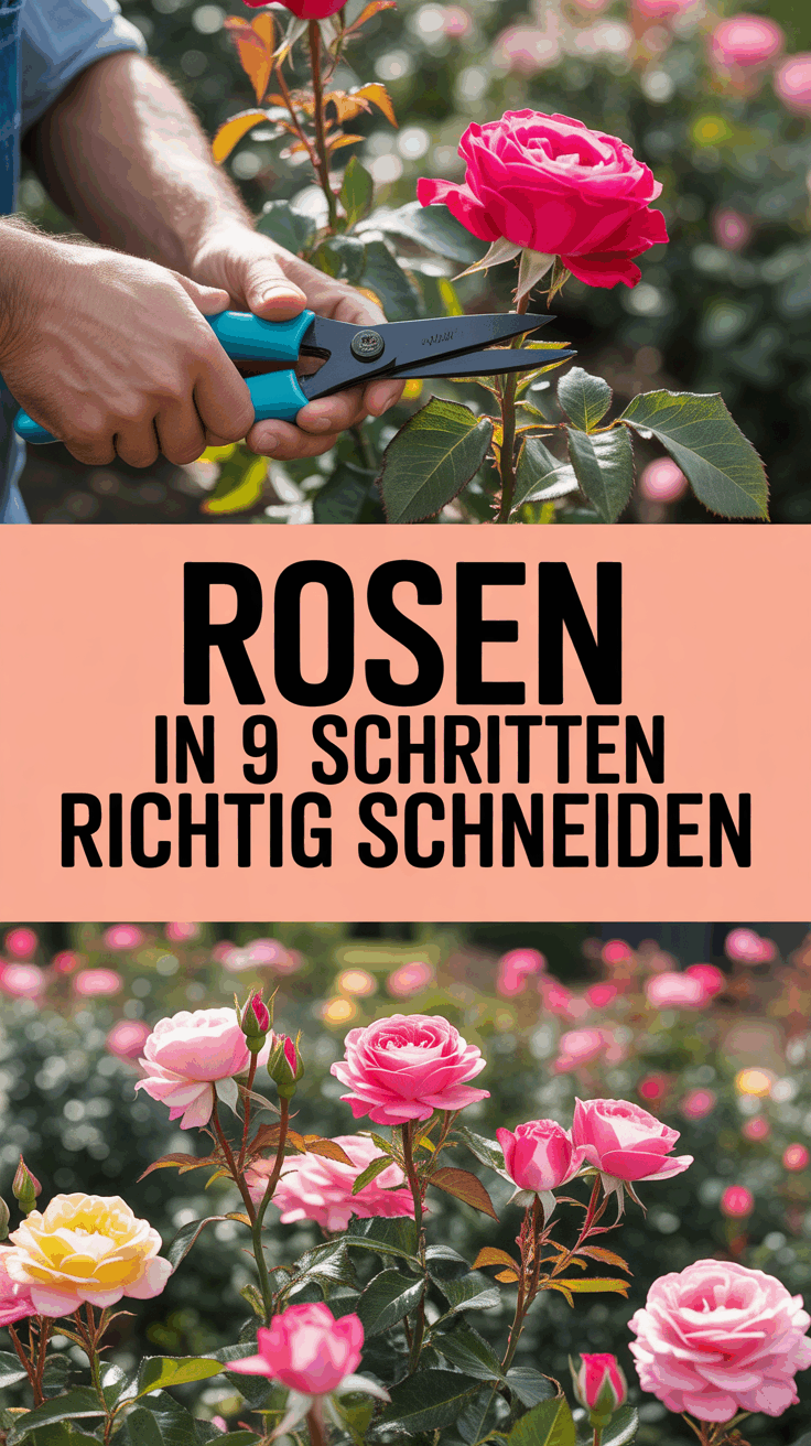 Rosen in 9 Schritten richtig schneiden