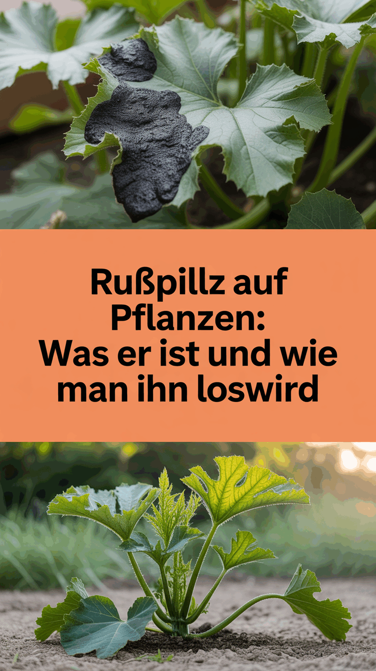 Rußpilz auf Pflanzen: Was er ist und wie man ihn loswird