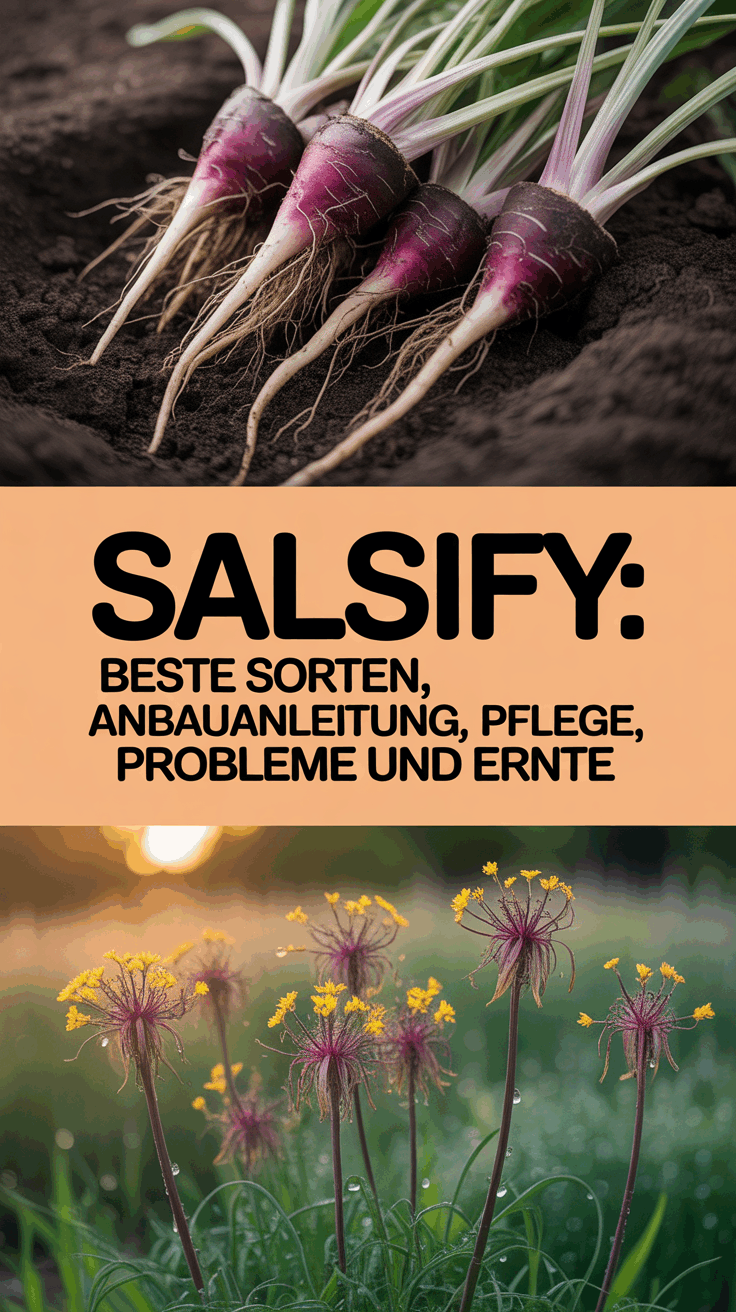 Salsify: Beste Sorten, Anbauanleitung, Pflege, Probleme und Ernte