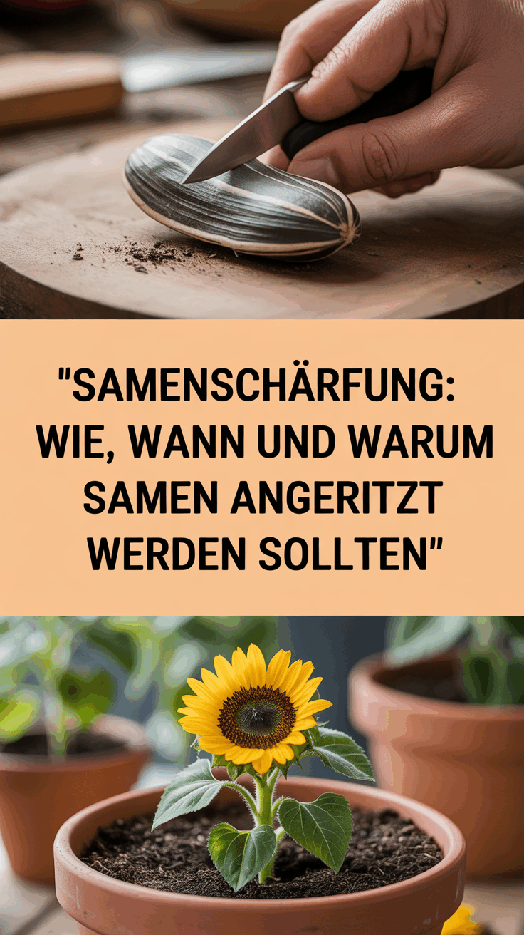 Samenschärfung: Wie, Wann und Warum Samen angeritzt werden sollten