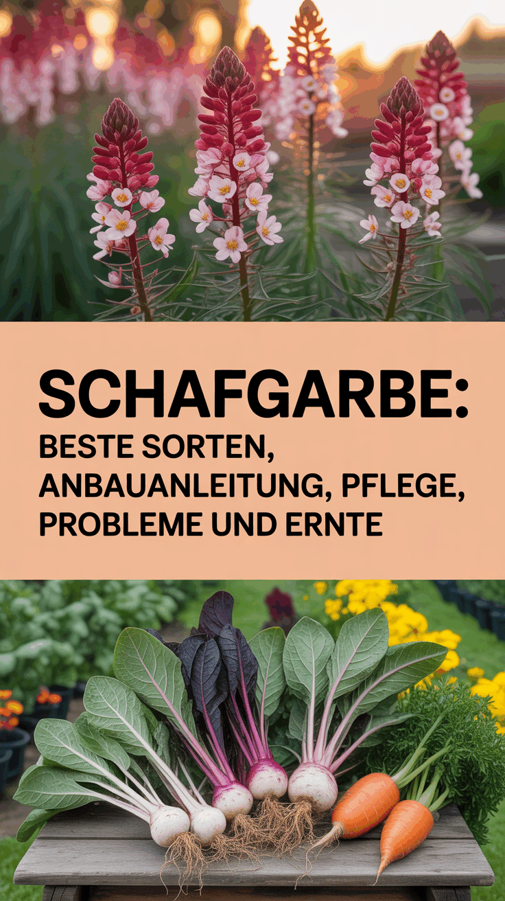 Schafgarbe: Beste Sorten, Anbauanleitung, Pflege, Probleme und Ernte