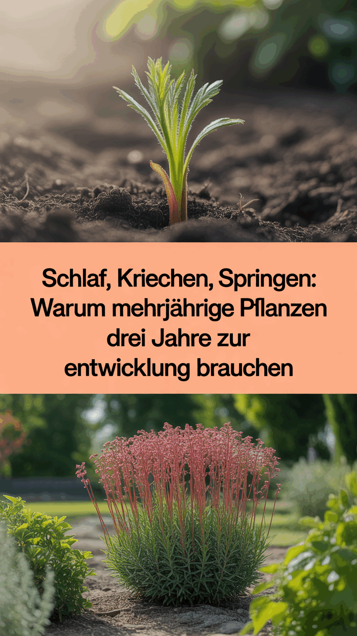 Schlaf, Kriechen, Springen: Warum mehrjährige Pflanzen drei Jahre zur Entwicklung brauchen