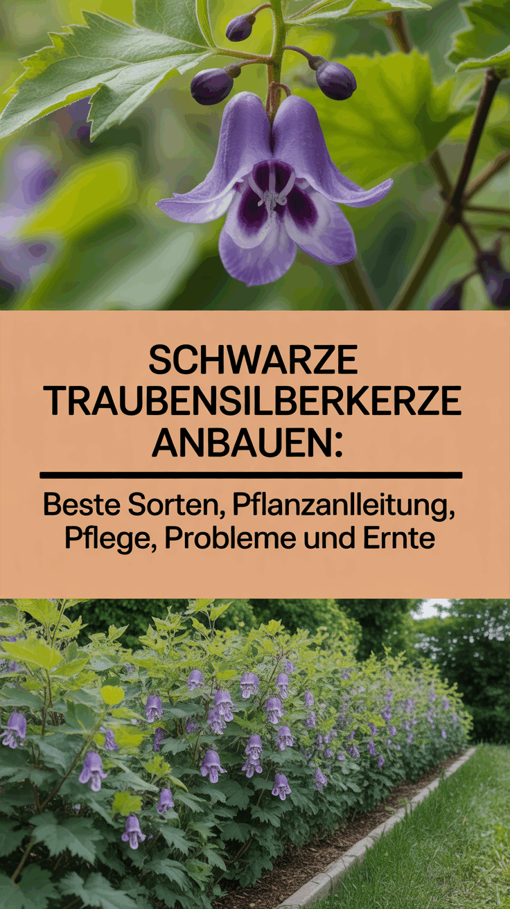 Schwarze Traubensilberkerze anbauen: Beste Sorten, Pflanzanleitung, Pflege, Probleme und Ernte