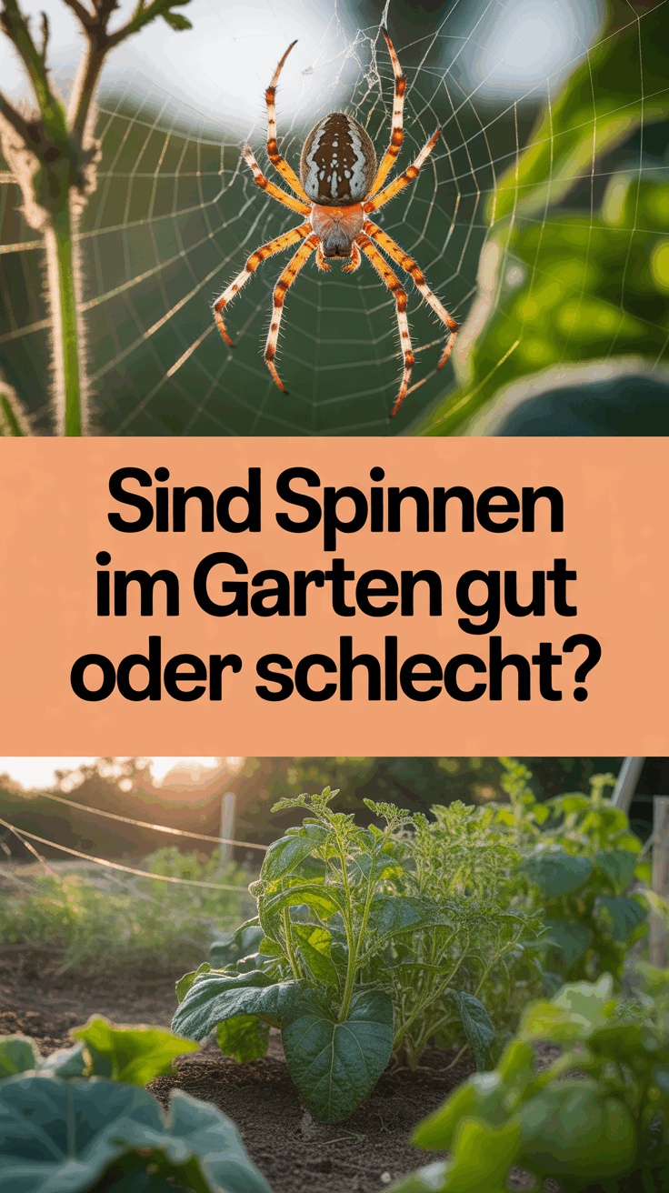 Sind Spinnen im Garten gut oder schlecht?