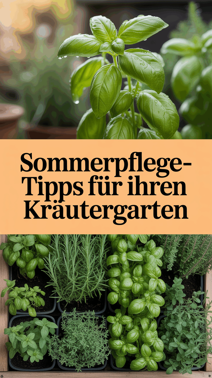 Sommerpflege-Tipps für Ihren Kräutergarten