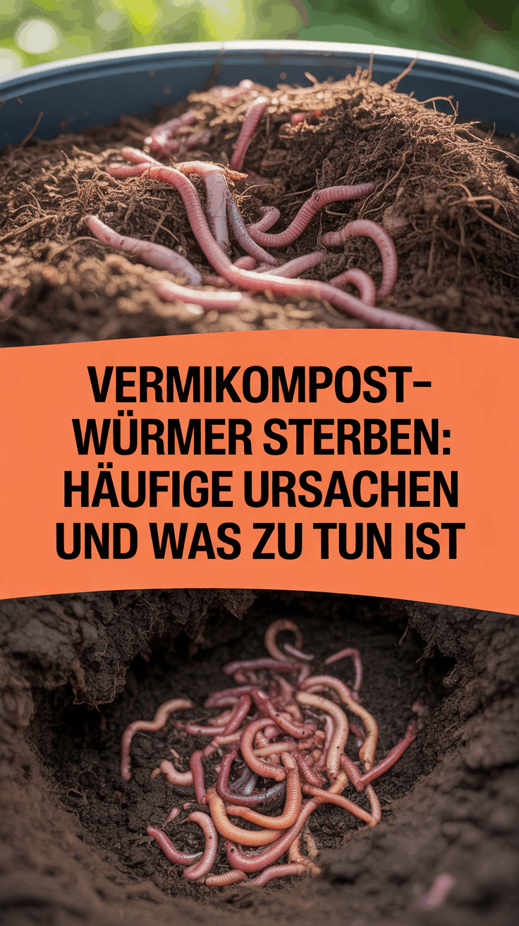 Vermikompostwürmer sterben: Häufige Ursachen und was zu tun ist