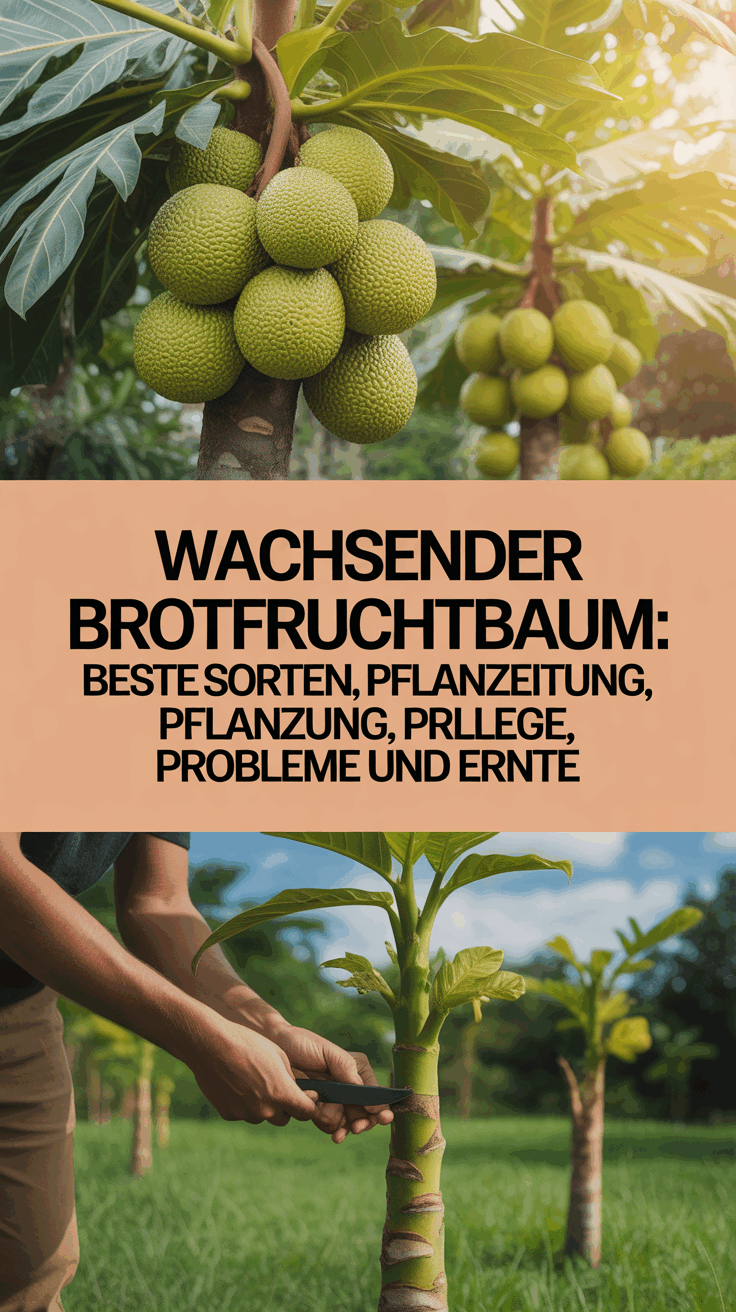 Wachsender Brotfruchtbaum: Beste Sorten, Pflanzanleitung, Pflege, Probleme und Ernte
