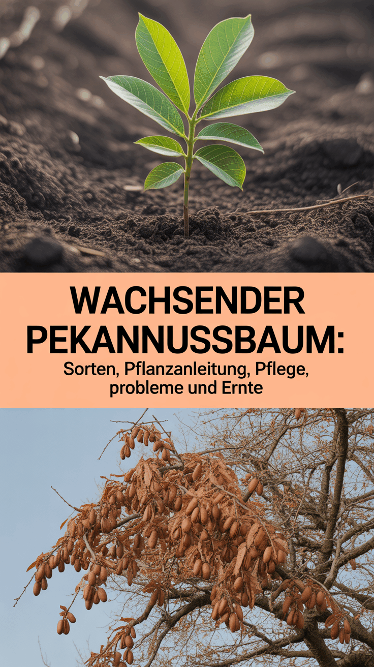 Wachsender Pekannussbaum: Sorten, Pflanzanleitung, Pflege, Probleme und Ernte
