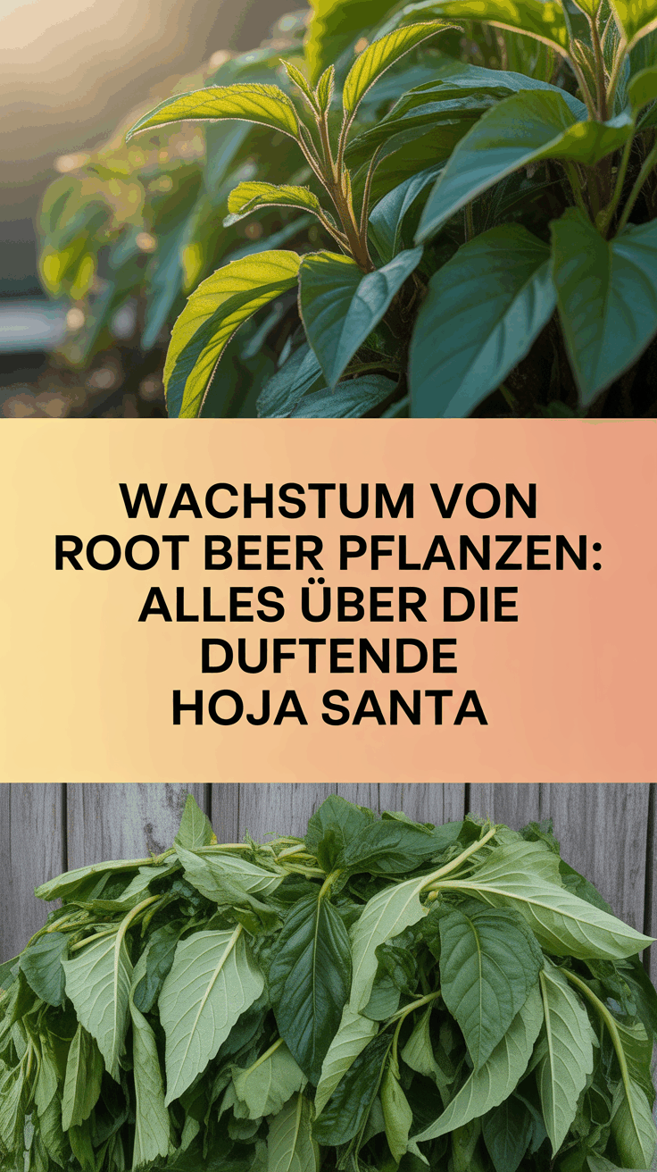 Wachstum von Root Beer Pflanzen: Alles über die duftende Hoja Santa