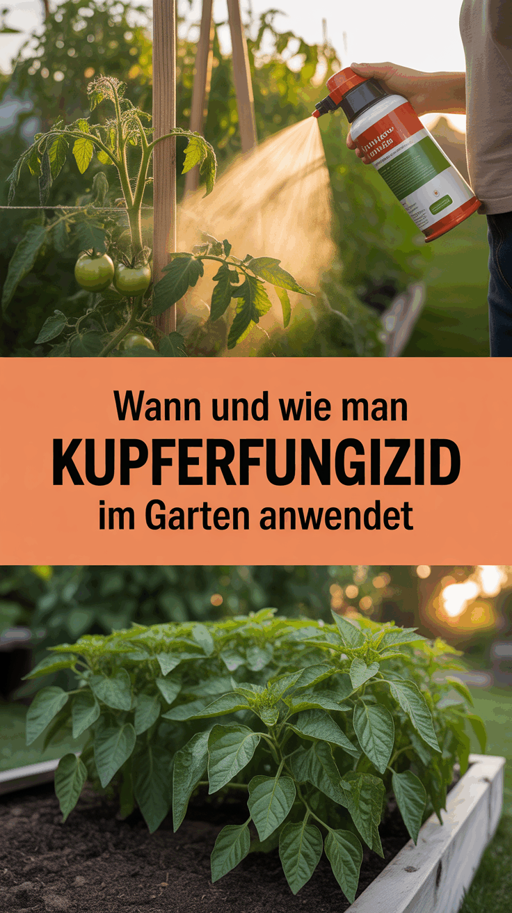 Wann und wie man Kupferfungizid im Garten anwendet