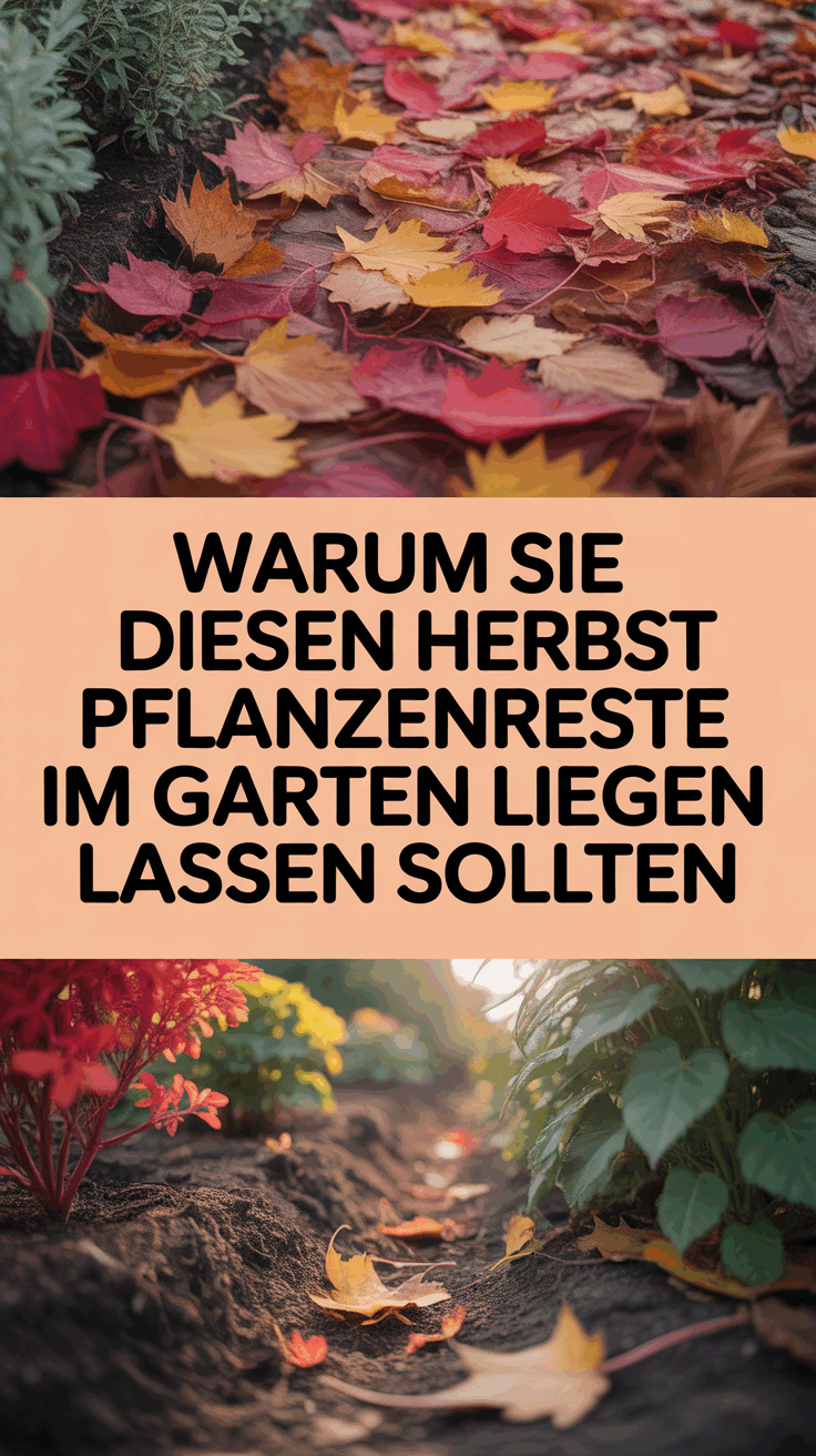 Warum Sie diesen Herbst Pflanzenreste im Garten liegen lassen sollten
