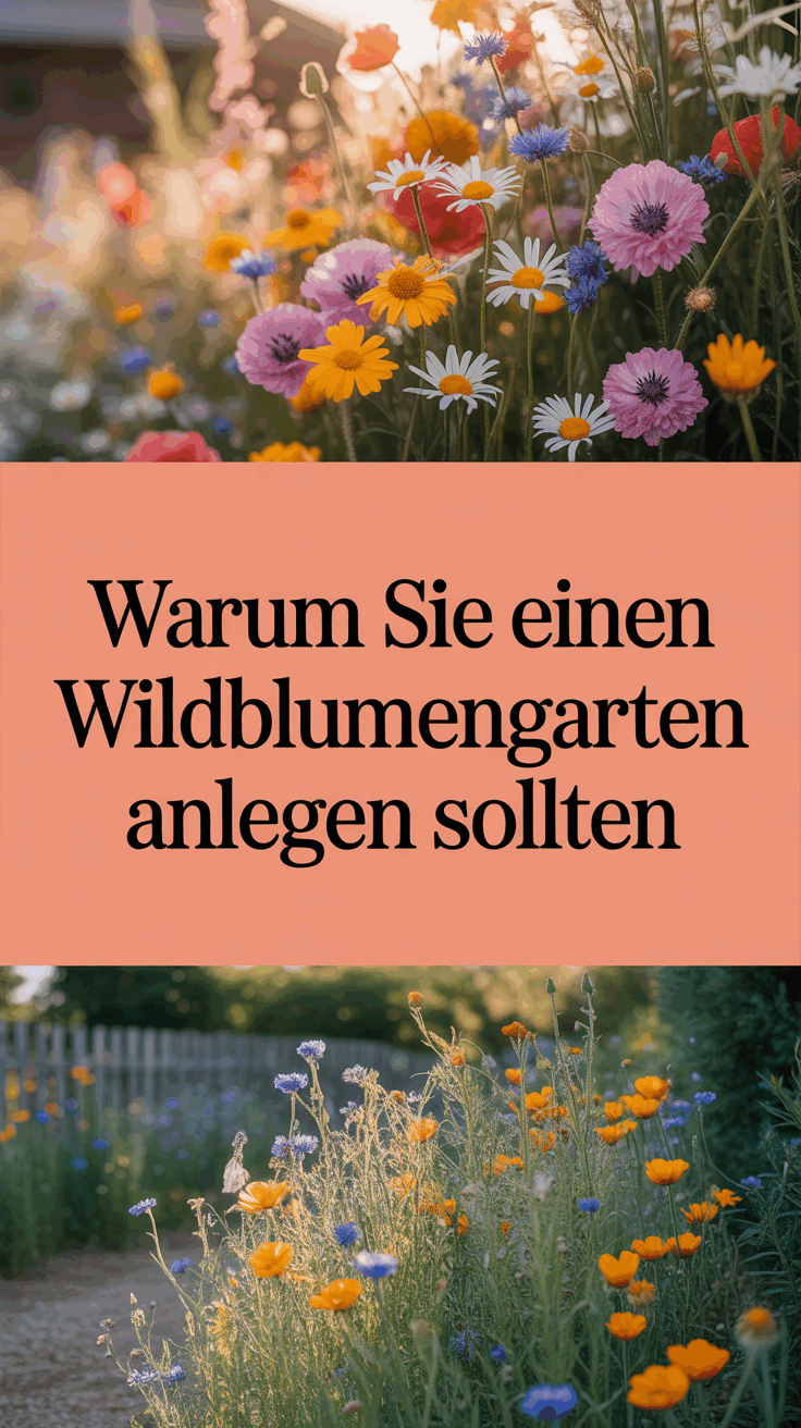 Warum Sie einen Wildblumengarten anlegen sollten