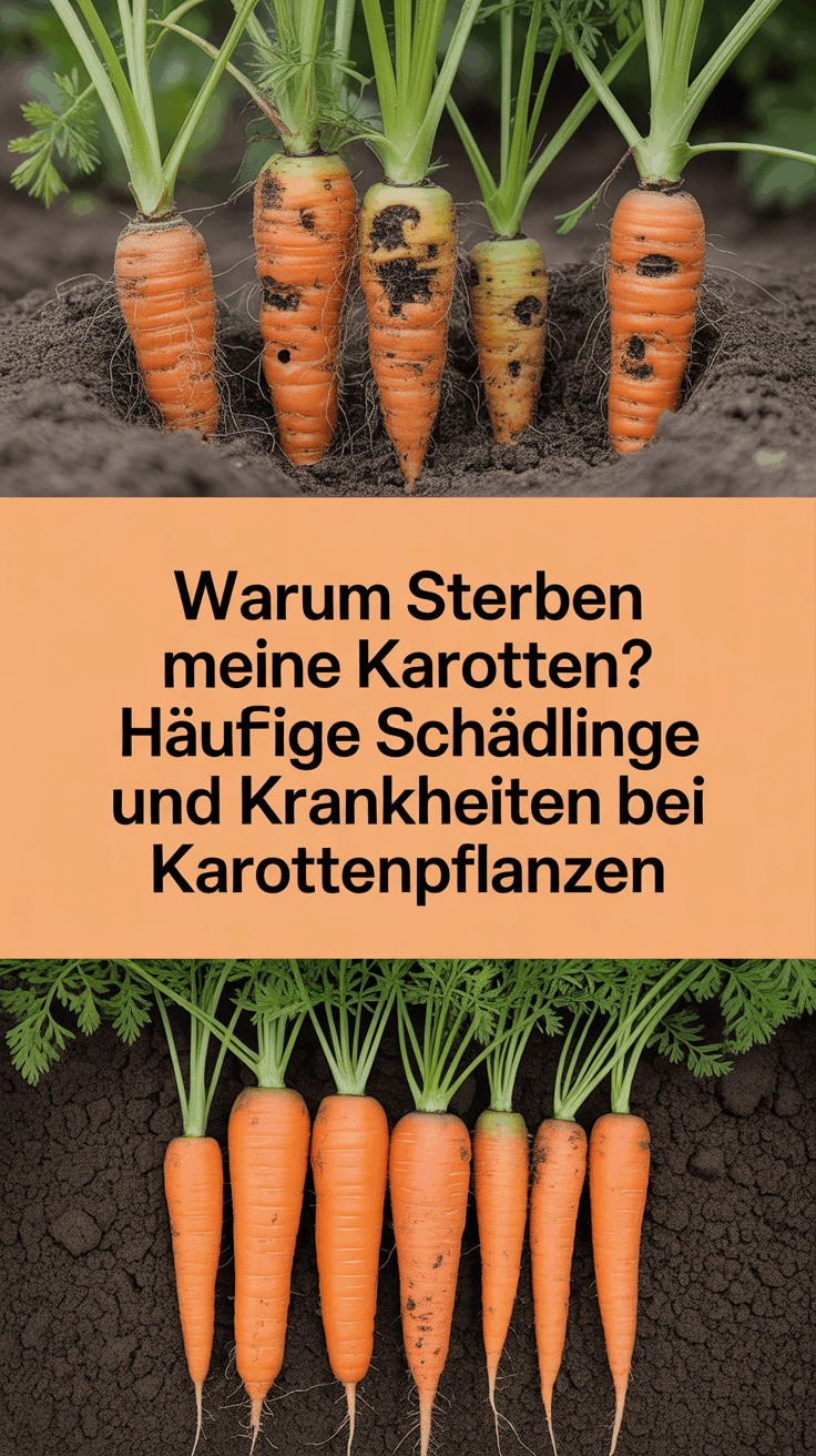 Warum sterben meine Karotten? Häufige Schädlinge und Krankheiten bei Karottenpflanzen