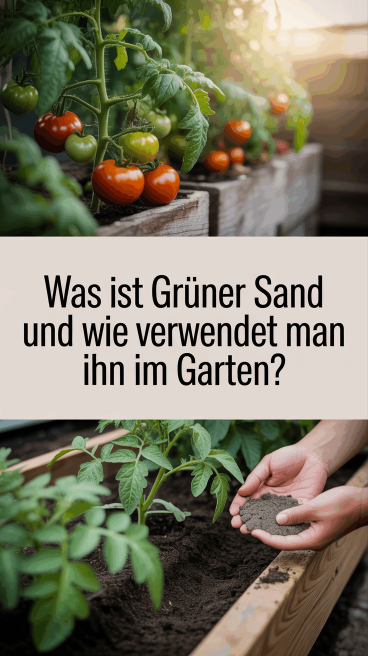 Was ist Grüner Sand und wie verwendet man ihn im Garten?