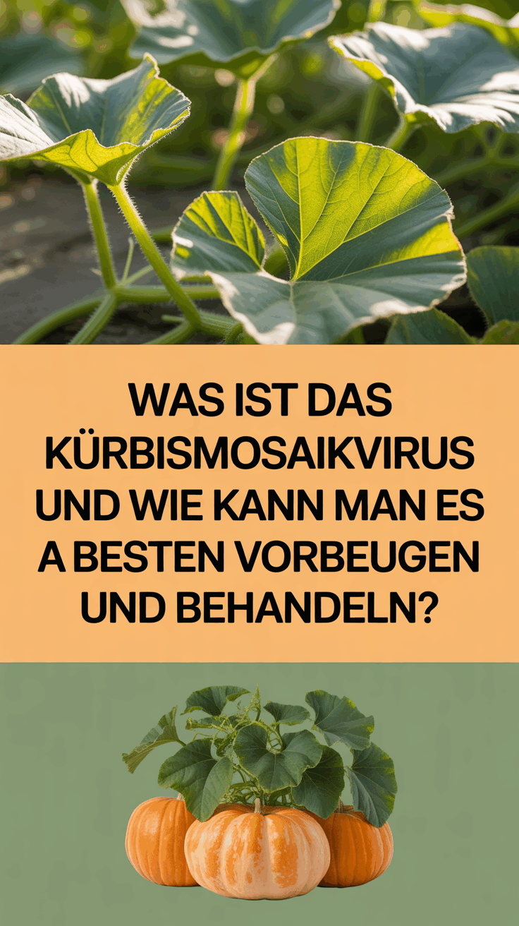 Was ist das Kürbismosaikvirus und wie kann man es am besten vorbeugen und behandeln?